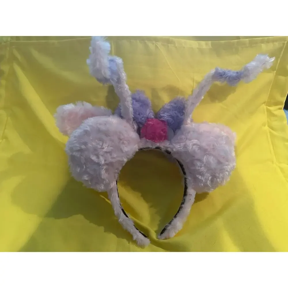 NWOT Handmade Disney Angel Stitch Cousin Light Up Fuzzy Ears Headband
